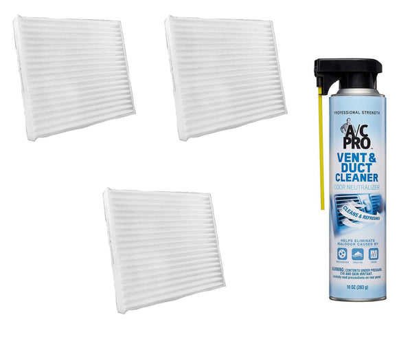 Airqualitee Cabin Air Filter & Duct Cleaner Kit For 06-13 Lexus IS250 IS350