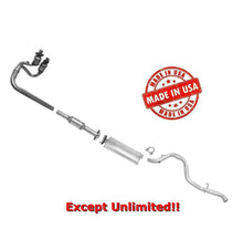 Sistema de escape silenciador completo y convertidor catalítico para Wrangler 4.0L 04-06