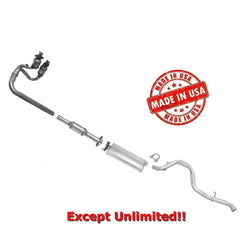 Complete Muffler Exhaust System & Catalytic Converter Fits 04-06 Wrangler 4.0L