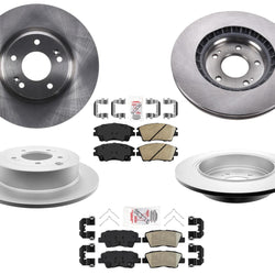 Pastillas de cerámica para rotores de freno de disco delantero y trasero, para Hyundai Tucson 16-19, 6 piezas