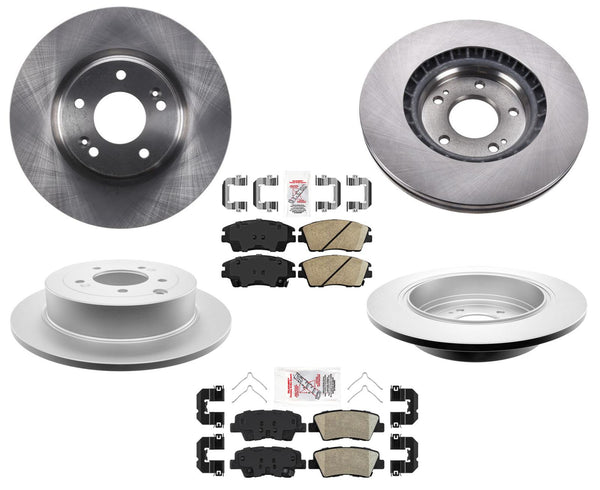 Pastillas de cerámica para rotores de freno de disco delantero y trasero, para Hyundai Tucson 16-19, 6 piezas