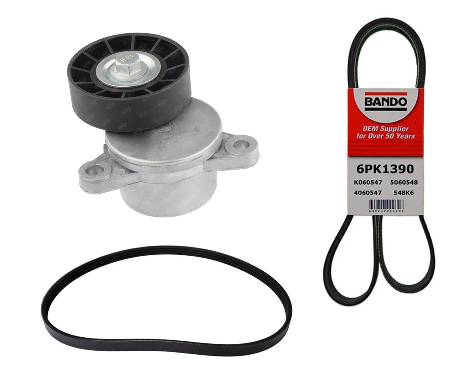 Engine Belts & Belt Tensioner Fits For Ford Mustang 11-15 3.7L 3pc BR3E6B209EC