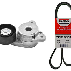 Engine Belt & Belt Tensioner For 2013-2020 Nissan Pathfinder 3.5L 119552JA0A