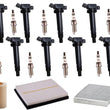 Direct Ignition Coils Spark Plugs Filters Tune Up for 2008-2010 Lexus IS-F 5.0L