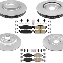 Se adapta a Ford Explorer 11-19 con pastillas de freno con rotores recubiertos delanteros y traseros de 325 mm.