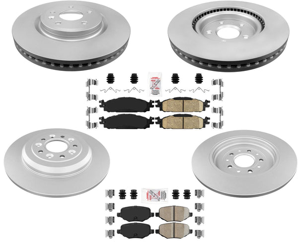 Se adapta a Ford Explorer 11-19 con pastillas de freno con rotores recubiertos delanteros y traseros de 325 mm.