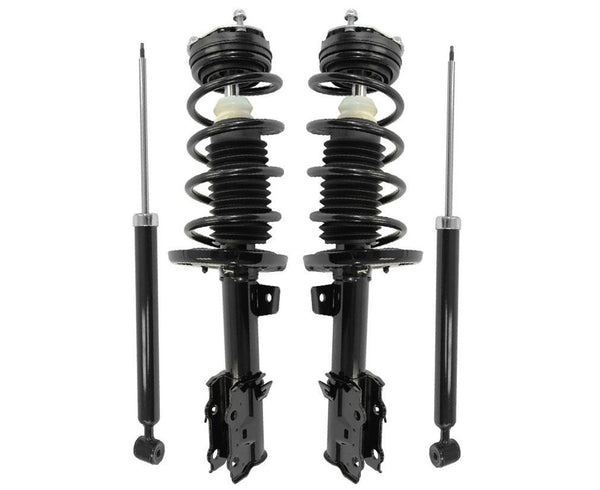 Front Complete Coil Spring Struts & Rear Shocks for Ford Fiesta 2014-2019