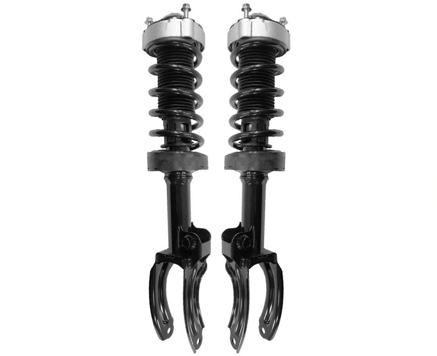 Front Left & Right Complete Struts W/ Coil Spring For Porsche Cayenne 2011-2018