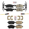 Ameri Premium Ceramic Disc Brake Pads For 12-15 Mercedes ML350 4 Matic No AMG