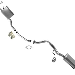 Exhaust System Axle Pipe With F & R Muffler Fits For 2011-2013 KIA Sorento 2.4L
