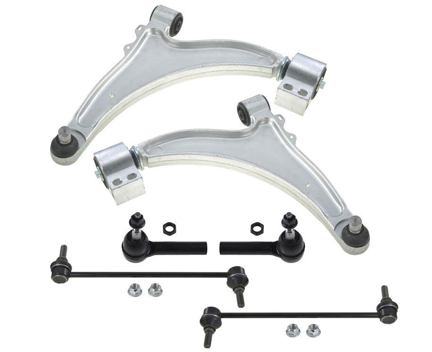Front Lower Control Arms Sway Bar Links Tie Rods for Buick Regal 2011