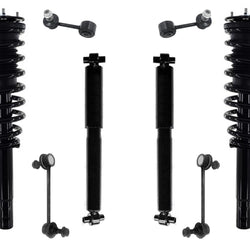 Amortiguadores y enlaces traseros delanteros para Lincoln MKZ 3.5L 10-12 con tracción en todas las ruedas