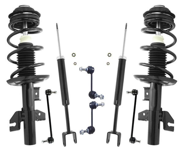 Front Complete Struts & Rear Shocks Sway Bar Links for Dodge Dart Aero 2013-2016