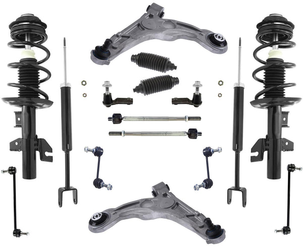 Puntales delanteros y amortiguadores traseros, brazos de control, varillas de amarre, enlaces para Dodge Dart Aero 13-16