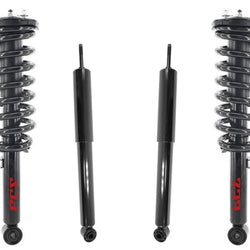 Para Kia Sorento 07-09, tracción en todas las ruedas, puntales delanteros completos y amortiguadores traseros