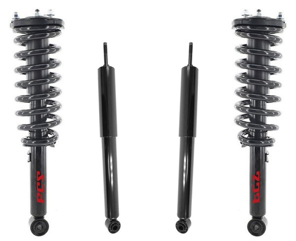 Para Kia Sorento 07-09, tracción en todas las ruedas, puntales delanteros completos y amortiguadores traseros