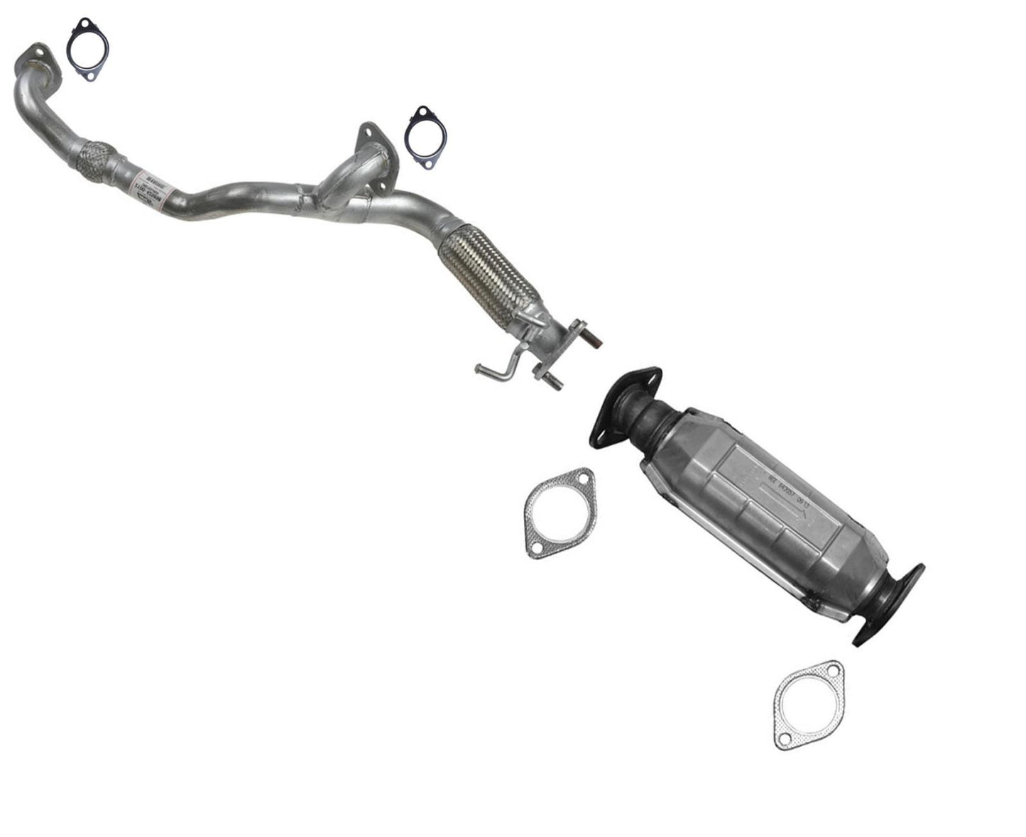 Front Engine Y Flex Pipe W Converter For 07-12 Hyundai Veracruz 3.8L 28610-3J450