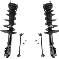 Rear Complete Coil Spring Struts & Sway Bar Links for 2013-2018 Toyota Avalon