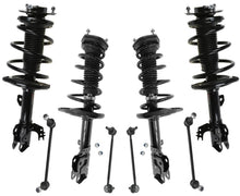 F&R Complete Coil Spring Struts Sway Bar Links for 2013 2014 2015 Toyota Avalon