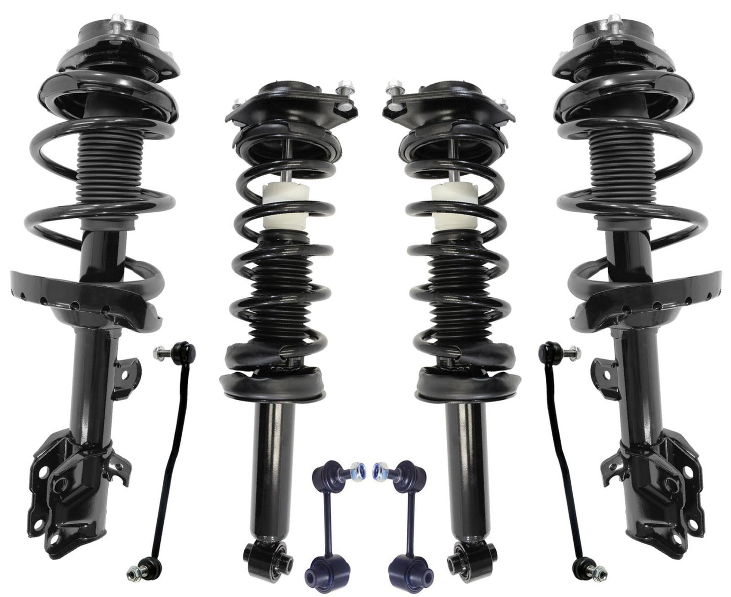Front & Rear Complete Struts & Sway Bar Links Fits 2015-2017 Subaru Outback
