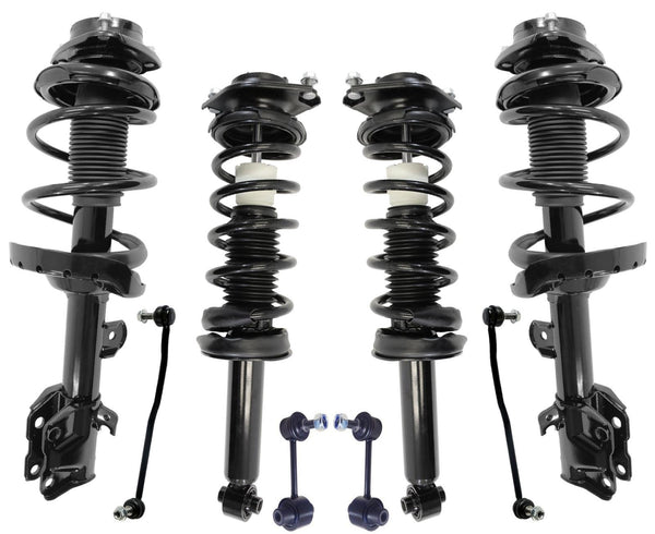 Front & Rear Complete Struts & Sway Bar Links Fits 2015-2017 Subaru Outback