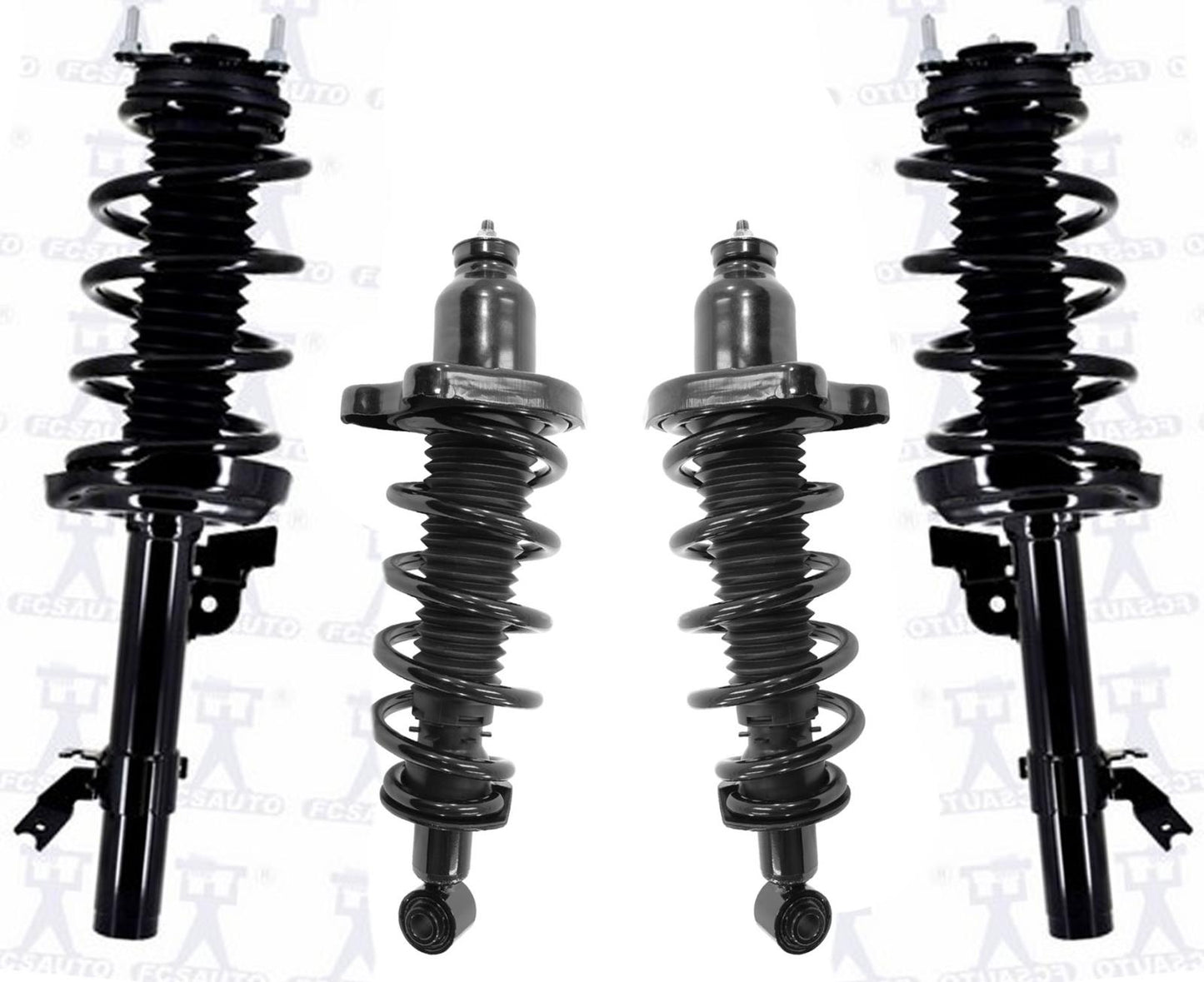 Conjunto de resorte de puntales completo delantero y trasero para Acura MDX 2014-2020