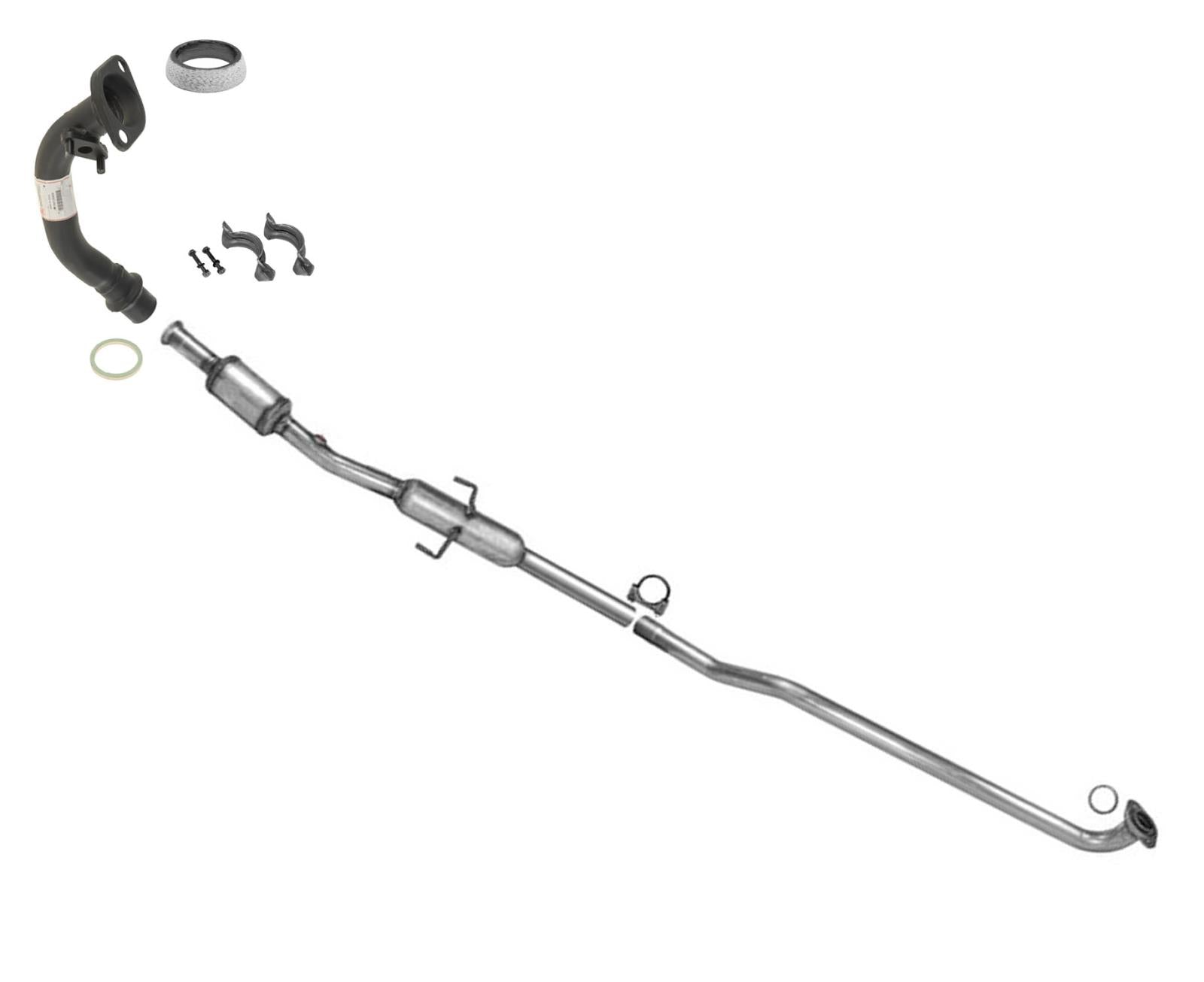 Convertidor delantero con resonador compatible con Chevrolet Prizm y Toyota Corolla 1.8L 98-02