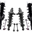 Front & Rear Complete Struts & Links Fits 2014-2020 Acura MDX Front Wheel Drive