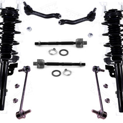 Varillas de amarre interiores y exteriores de enlaces de puntales delanteros completos para Acura MDX 2014-2020