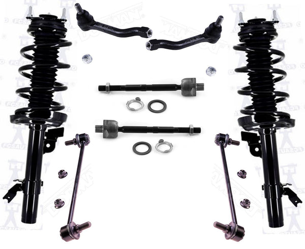 Varillas de amarre interiores y exteriores de enlaces de puntales delanteros completos para Acura MDX 2014-2020