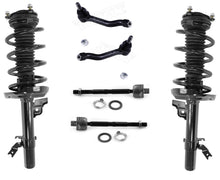 Conjunto de puntales delanteros completos, varillas de amarre interiores y exteriores para Honda Pilot 2016-2022