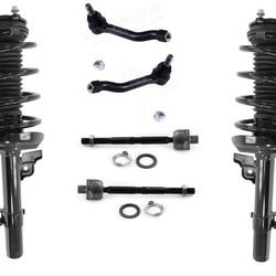 Conjunto de puntales delanteros completos, varillas de amarre interiores y exteriores para Honda Pilot 2016-2022