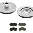 Frt Brake Rotors 11 1/2 In & Ceramic Pads fits for 00-02 Subaru Legacy & Outback