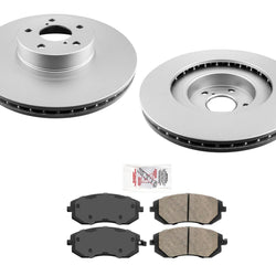 Front Brake Rotors & Ceramic Pads fits for Subaru Forester 03-08