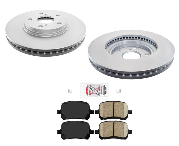 Fits 1999-2001 Lexus RX300 Front Brake Disc Rotors & Ceramic Pads 3pc Kit