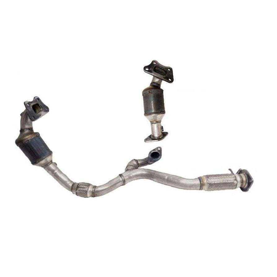Fits 2010-2011 Cadillac SRX 3.0L Front Rear Catalytic Converter Engine Flex Pipe