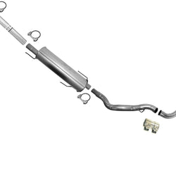 Para 02-05 Ram Pick Up 1500 4.7 Silenciador de escape solo con base de rueda de 120.5 140.5