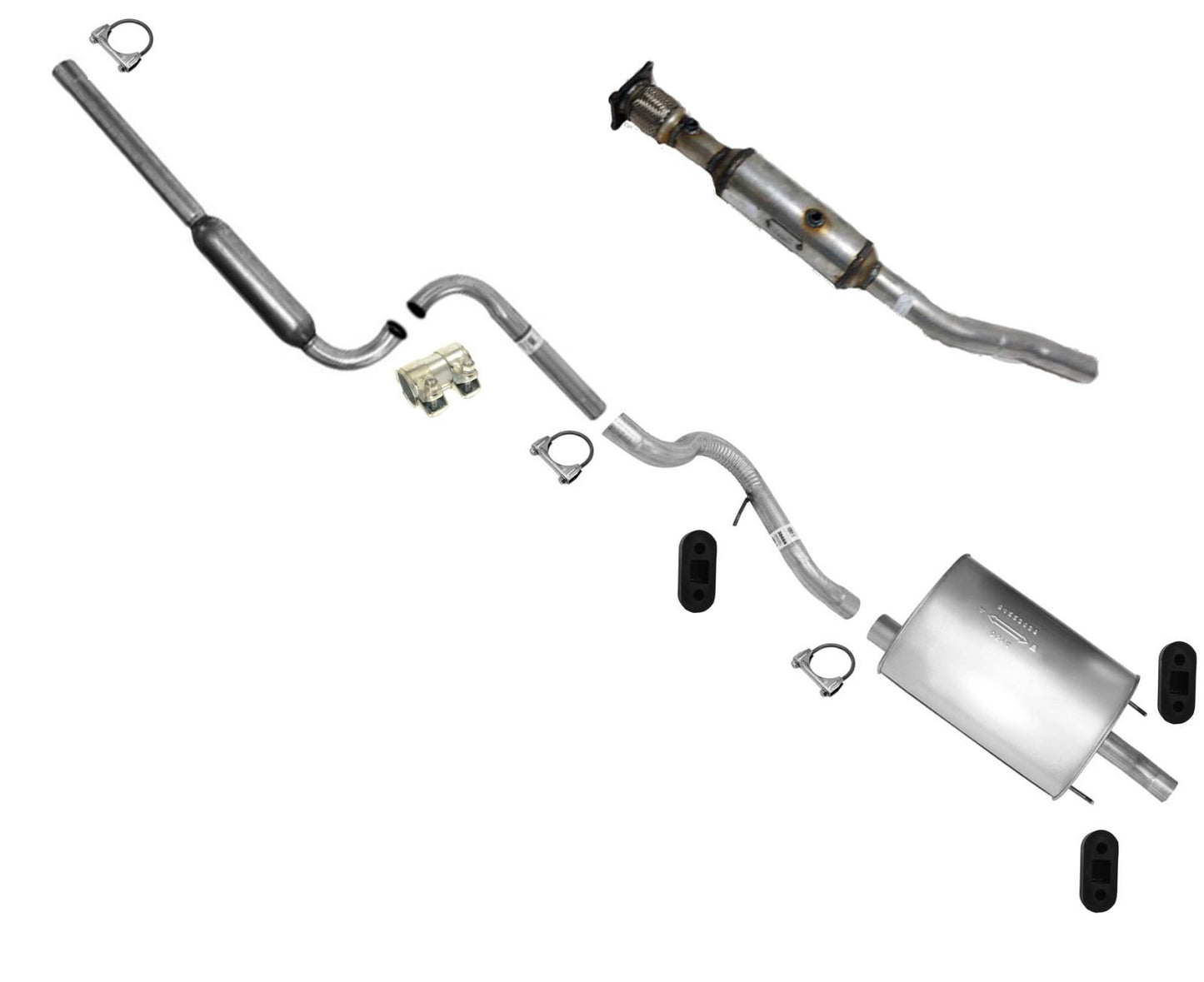 For 01-06 Sebring Stratus 2.4 4 Door Sedan Muffler Exhaust Pipe System Made USA