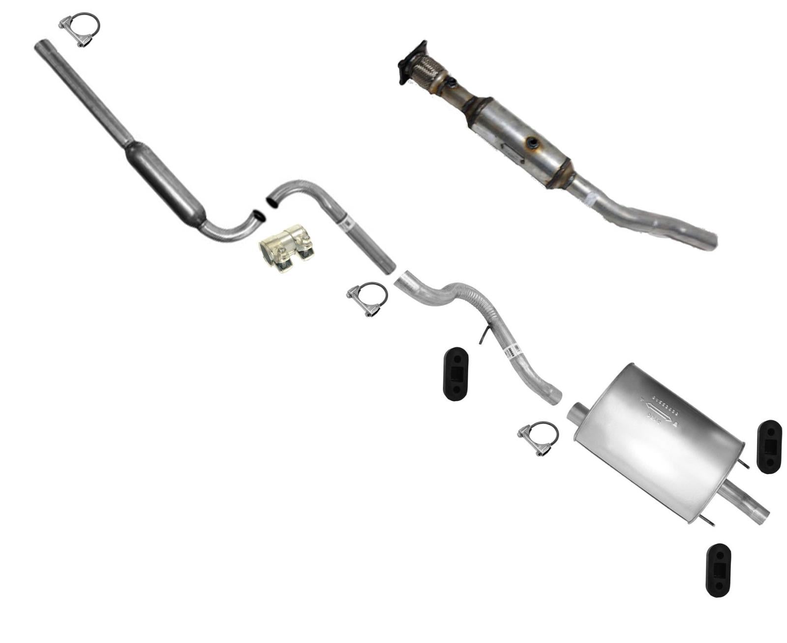 For 01-06 Sebring Stratus 2.4 4 Door Sedan Muffler Exhaust Pipe System Made USA