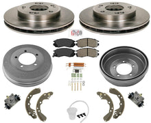 Rotores de disco, tambores de freno, zapatos, cilindro de rueda de resorte para tambores Avenger W Rr 95-00