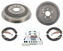 Brake Drums & Brake Shoes 11-12 for VW Jetta 2.0L 2.5L W Rear Drum Brakes Spg 4p