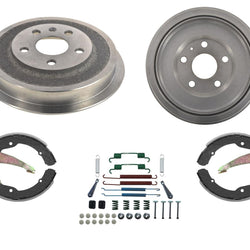 Tambores de freno y zapatas de freno 11-12 para VW Jetta 2.0L 2.5LW Frenos de tambor traseros Spg 4p