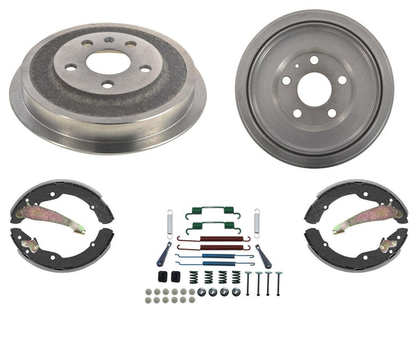Tambores de freno y zapatas de freno 11-12 para VW Jetta 2.0L 2.5LW Frenos de tambor traseros Spg 4p
