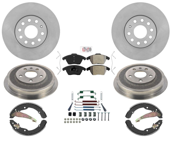 Freno de disco 288MM Rotores Tambores y zapatas de freno 11-12 para frenos de tambor VW Jetta 2.5L