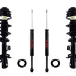 Front Spring Struts & Rear Shocks For 2014-2018 Jeep Cherokee All Wheel Drive