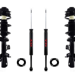 Front Spring Struts & Rear Shocks For 2014-2018 Jeep Cherokee All Wheel Drive