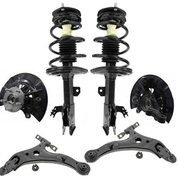 Front Struts Lower Control Arms Steering Knuckles for Toyota Camry 2.5L 2012-17