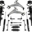 Puntales delanteros Amortiguadores Brazo de control Varillas de rótula Se adapta a Cadillac SRX 10-2016 14 piezas