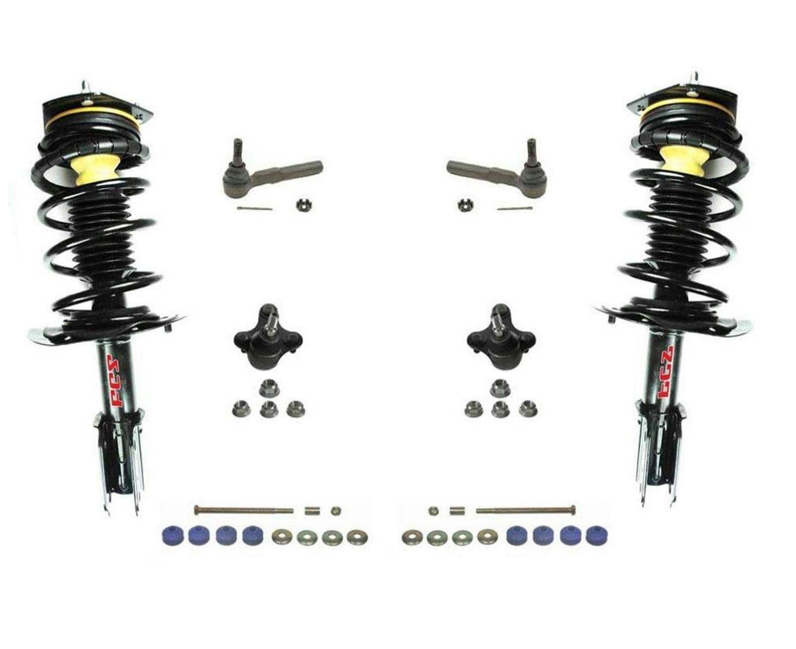 (Grand Prix without sway bar bracket ) Frt Quick Spring Strut and Mount ...