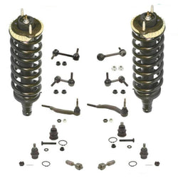 For 02 Envoy Trailblazer Ball Joint Inner Tie Rod Sway Bar links 14 PC W Struts